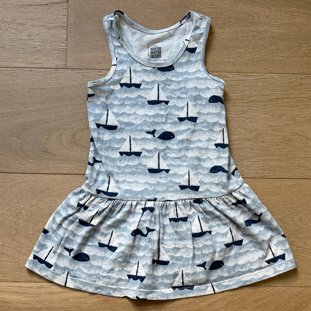 Winter Water Factory Nautical Kids Dress